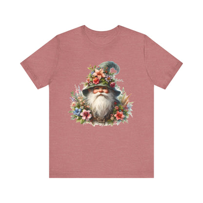 Gnome T-Shirt - Mystical Forest Dweller Art Tee, Unisex, Soft Cotton - Perfect for Garden and Fantasy Fans