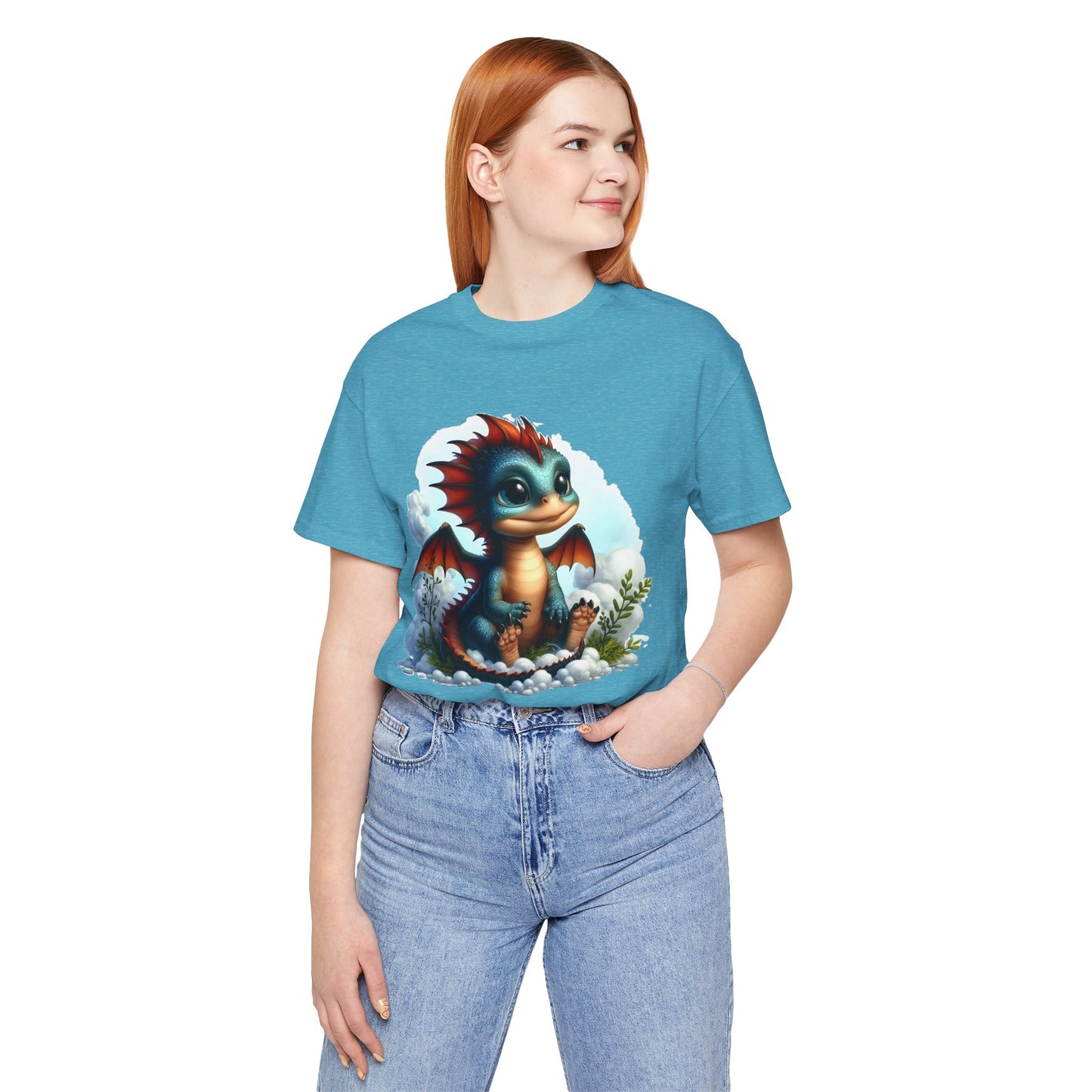 Baby Dragon T-Shirt - Whimsical Creature Art Tee, Unisex, Soft Cotton - Perfect for Fantasy and Dragon Enthusiasts