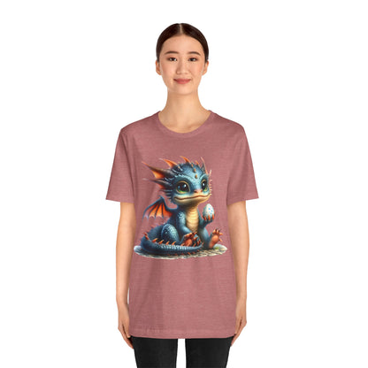 Baby Dragon T-Shirt - Whimsical Creature Art Tee, Unisex, Soft Cotton - Perfect for Fantasy and Dragon Enthusiasts