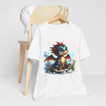 Baby Dragon T-Shirt - Whimsical Creature Art Tee, Unisex, Soft Cotton - Perfect for Fantasy and Dragon Enthusiasts