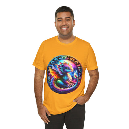 Baby Dragon T-Shirt - Whimsical Creature Art Tee, Unisex, Soft Cotton - Perfect for Fantasy and Dragon Enthusiasts