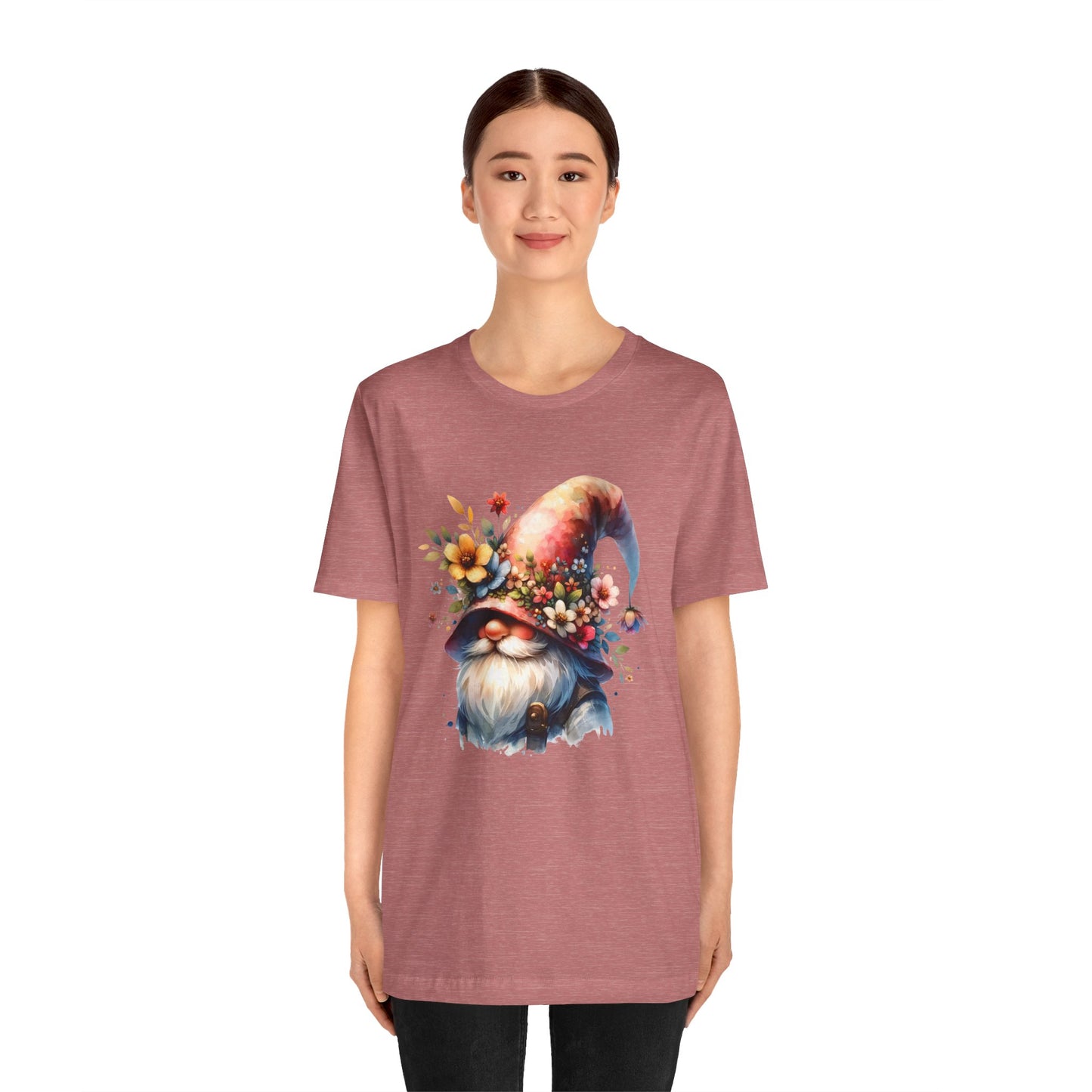 Gnome T-Shirt - Mystical Forest Dweller Art Tee, Unisex, Soft Cotton - Perfect for Garden and Fantasy Fans