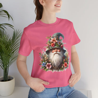 Gnome T-Shirt - Mystical Forest Dweller Art Tee, Unisex, Soft Cotton - Perfect for Garden and Fantasy Fans