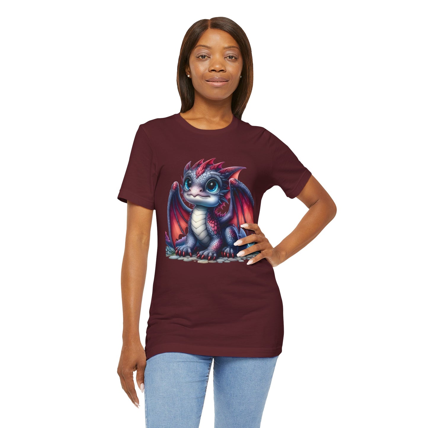 Baby Dragon T-Shirt - Whimsical Creature Art Tee, Unisex, Soft Cotton - Perfect for Fantasy and Dragon Enthusiasts