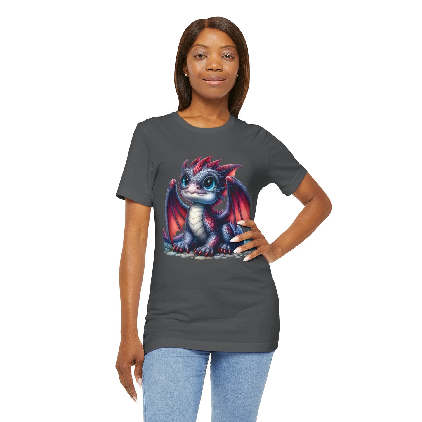 Baby Dragon T-Shirt - Whimsical Creature Art Tee, Unisex, Soft Cotton - Perfect for Fantasy and Dragon Enthusiasts