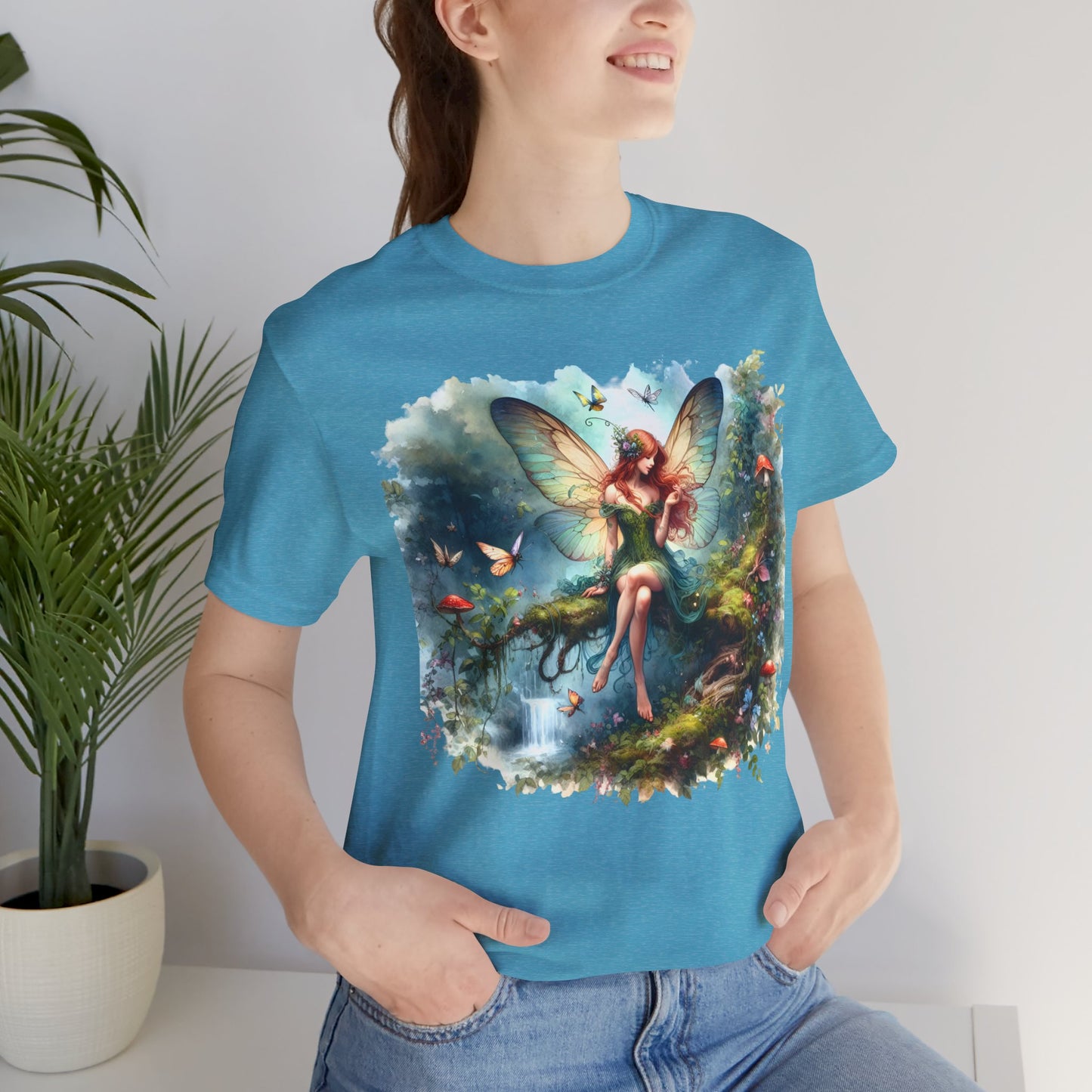 Fairy T-Shirt - Mystical Art Tee, Unisex, Soft Cotton - Perfect Gift for Fantasy Lovers