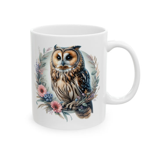 Mystical Owl Mug Collection - Magical Forest Owl Art, Multiple Sizes - Ideal Gift for Nature Enthusiasts