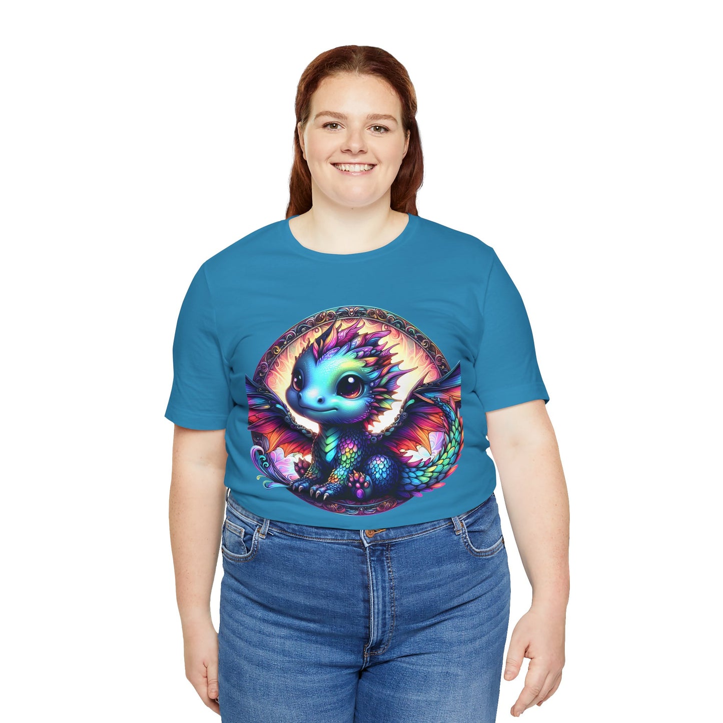 Baby Dragon T-Shirt - Whimsical Creature Art Tee, Unisex, Soft Cotton - Perfect for Fantasy and Dragon Enthusiasts