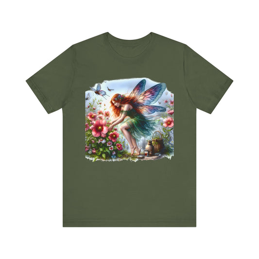 Fairy T-Shirt - Mystical Art Tee, Unisex, Soft Cotton - Perfect Gift for Fantasy Lovers