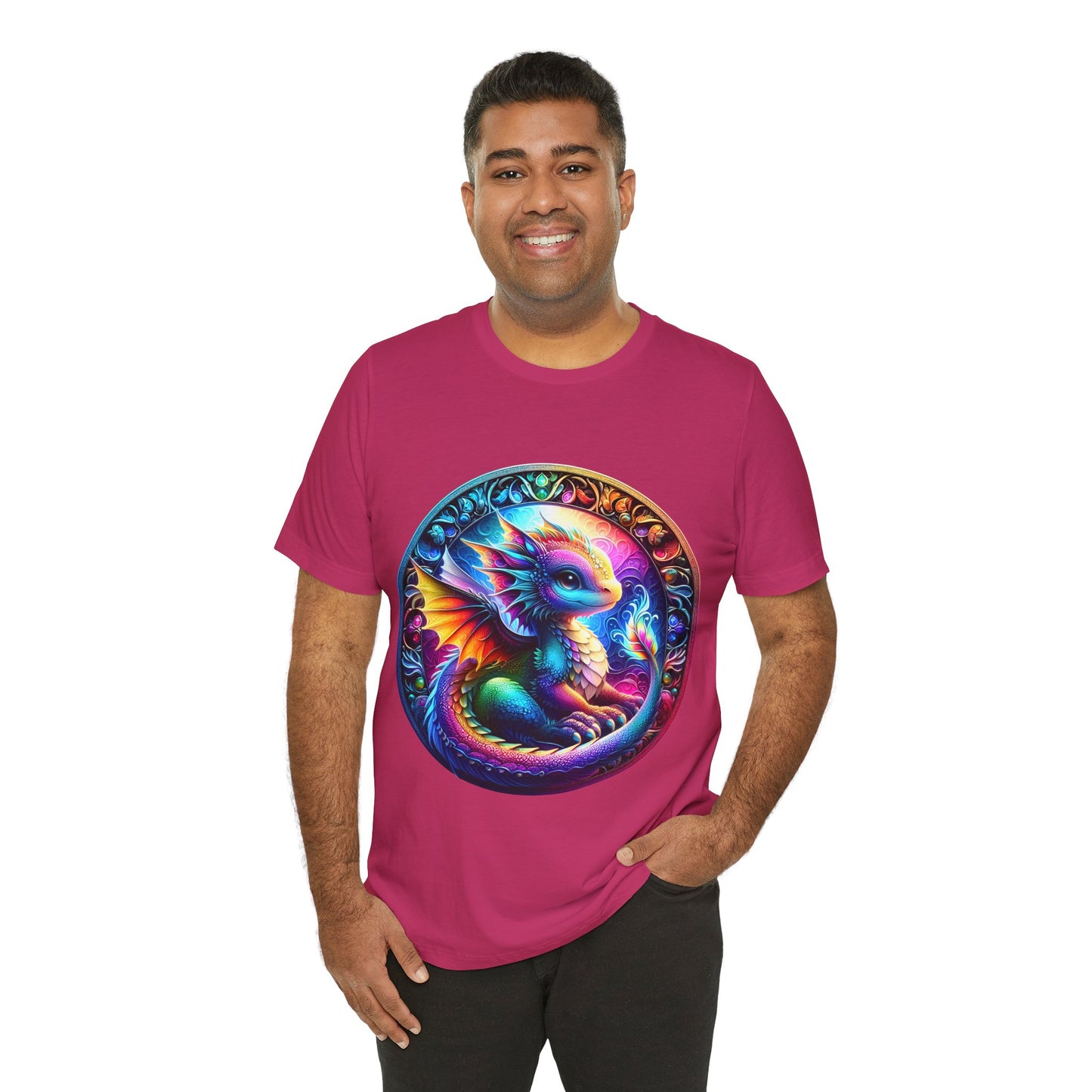 Baby Dragon T-Shirt - Whimsical Creature Art Tee, Unisex, Soft Cotton - Perfect for Fantasy and Dragon Enthusiasts