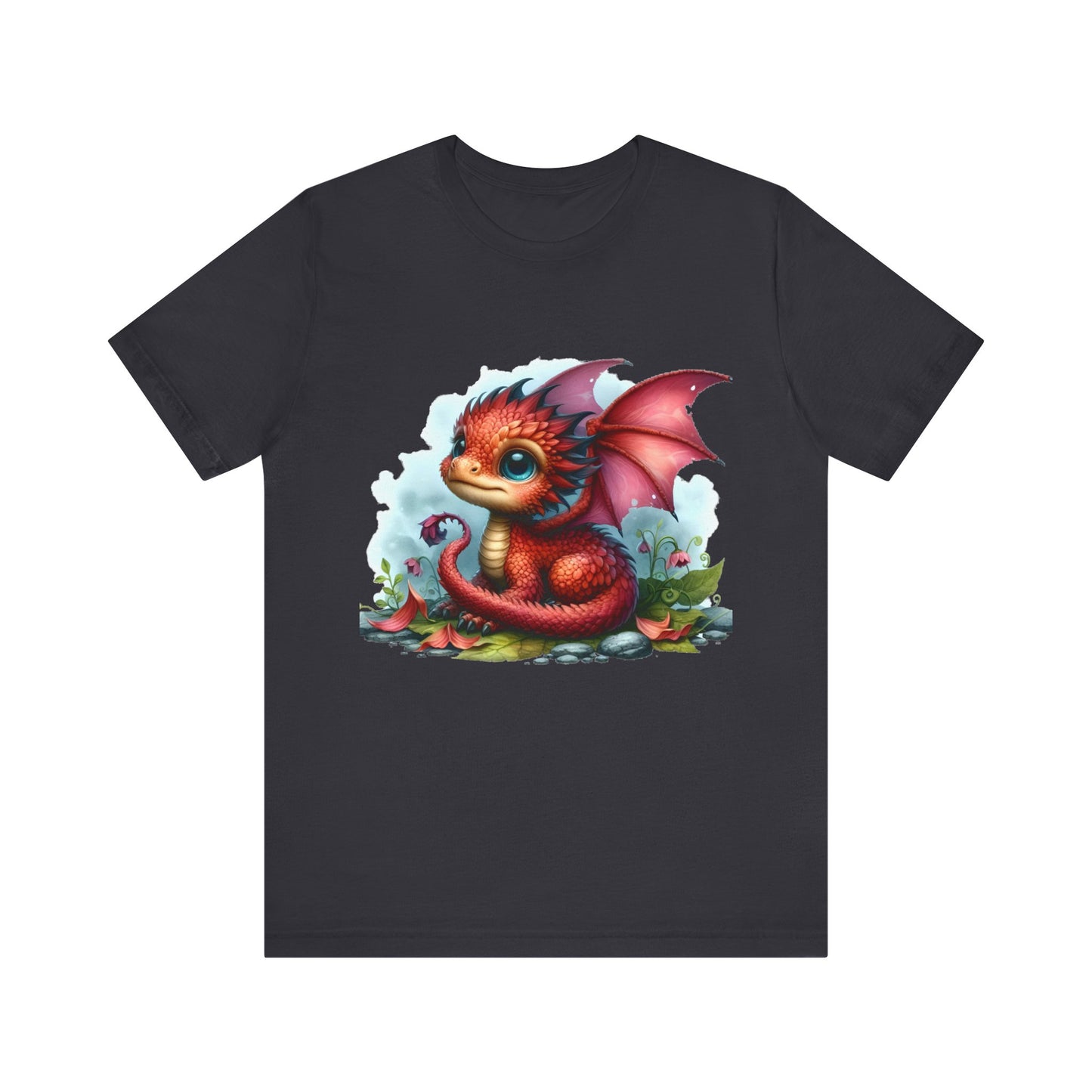 Baby Dragon T-Shirt - Whimsical Creature Art Tee, Unisex, Soft Cotton - Perfect for Fantasy and Dragon Enthusiasts