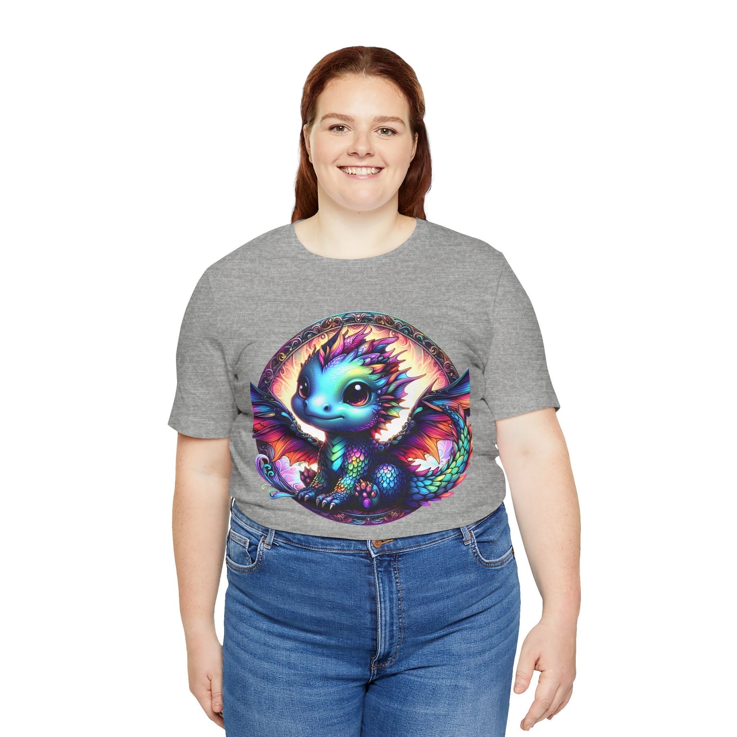 Baby Dragon T-Shirt - Whimsical Creature Art Tee, Unisex, Soft Cotton - Perfect for Fantasy and Dragon Enthusiasts