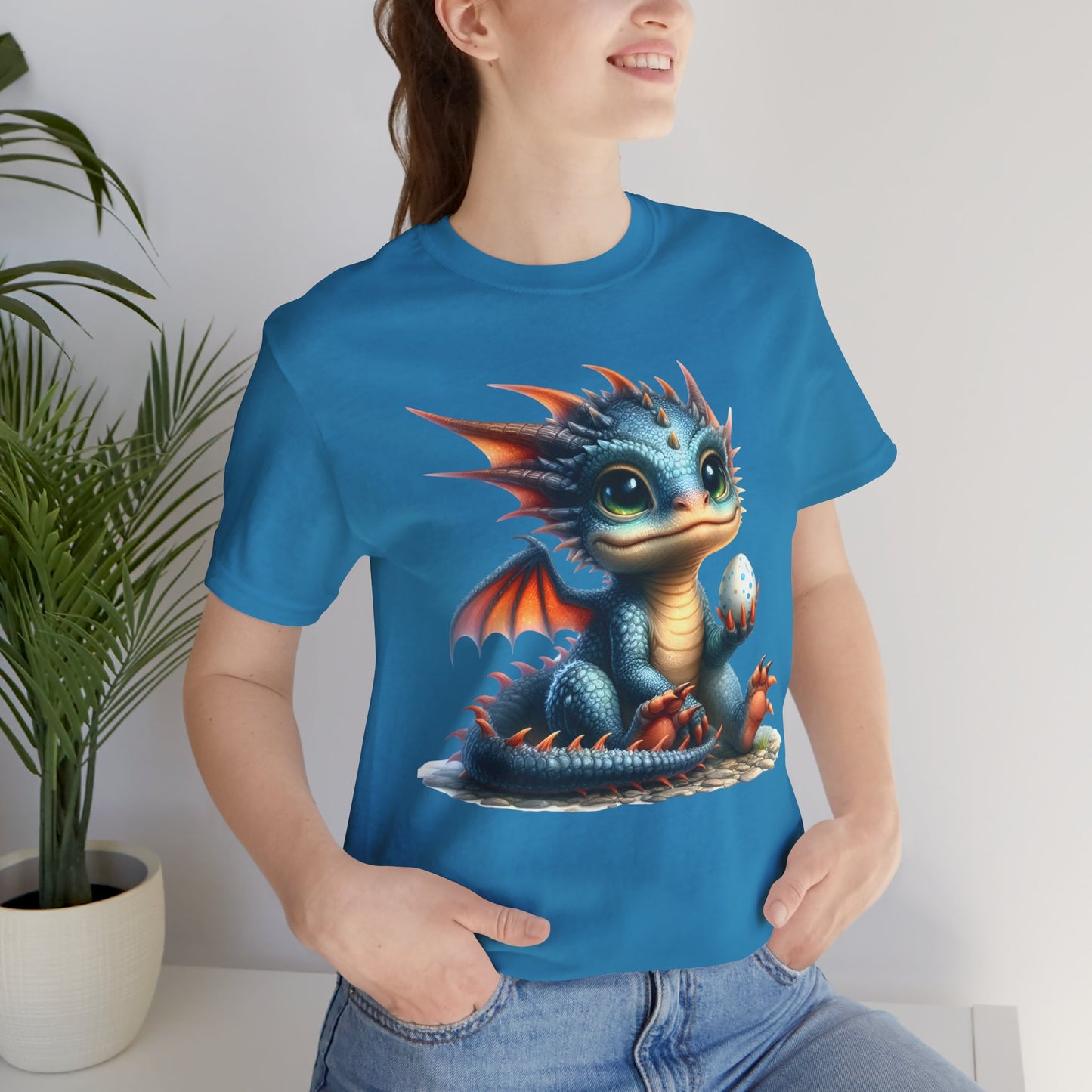 Baby Dragon T-Shirt - Whimsical Creature Art Tee, Unisex, Soft Cotton - Perfect for Fantasy and Dragon Enthusiasts