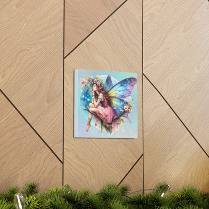 Fairy Canvas Print - Mystical Artwork, Ethereal Woodland Scene