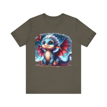 Baby Dragon T-Shirt - Whimsical Creature Art Tee, Unisex, Soft Cotton - Perfect for Fantasy and Dragon Enthusiasts