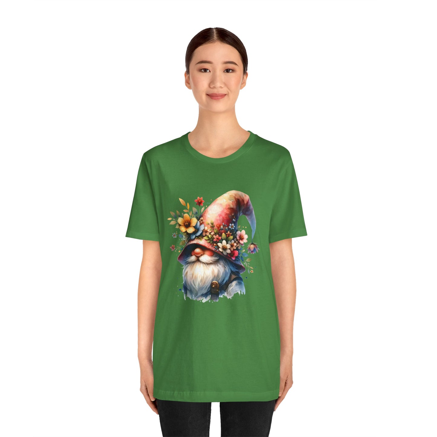 Gnome T-Shirt - Mystical Forest Dweller Art Tee, Unisex, Soft Cotton - Perfect for Garden and Fantasy Fans