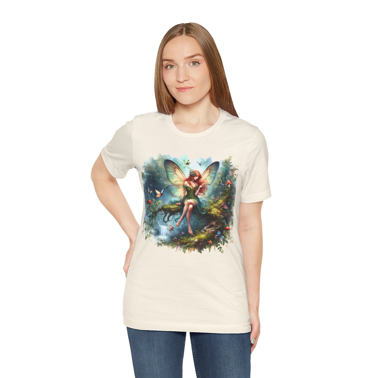 Fairy T-Shirt - Mystical Art Tee, Unisex, Soft Cotton - Perfect Gift for Fantasy Lovers