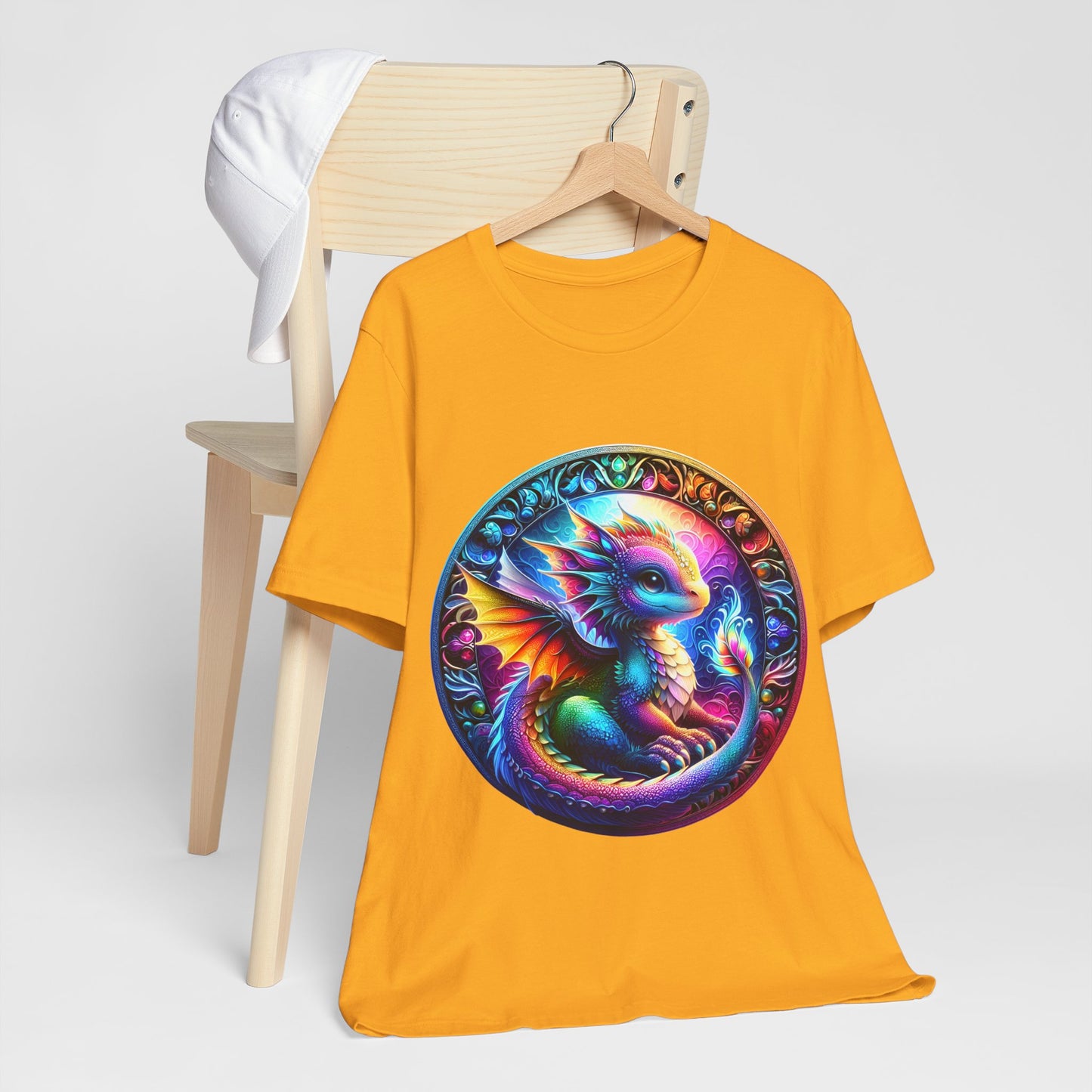 Baby Dragon T-Shirt - Whimsical Creature Art Tee, Unisex, Soft Cotton - Perfect for Fantasy and Dragon Enthusiasts