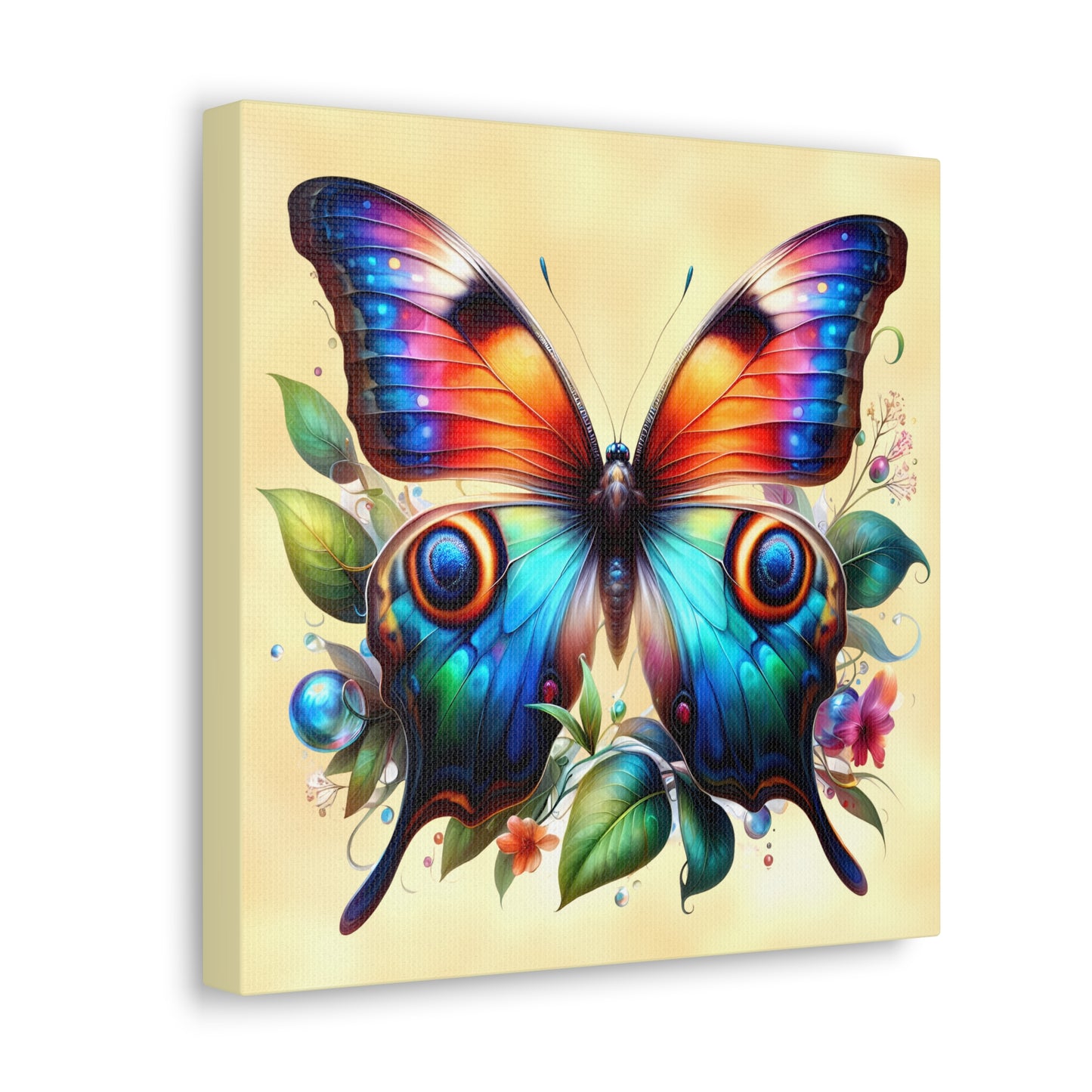 Butterfly Canvas Print - Ethereal Flight Art, Available in Multiple Sizes