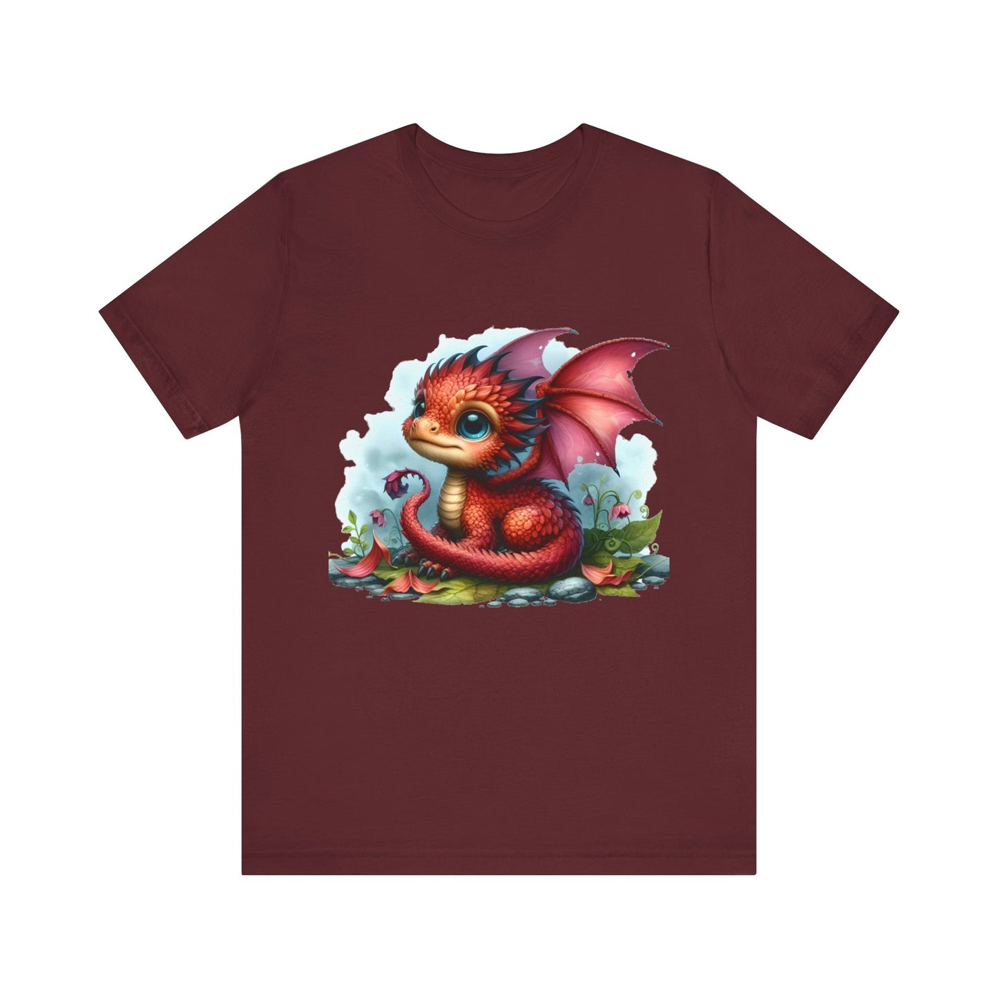 Baby Dragon T-Shirt - Whimsical Creature Art Tee, Unisex, Soft Cotton - Perfect for Fantasy and Dragon Enthusiasts