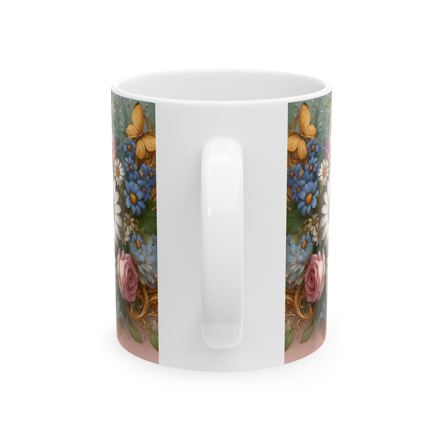 Birth Flower Mug, April - Daisy, Expression of Purity