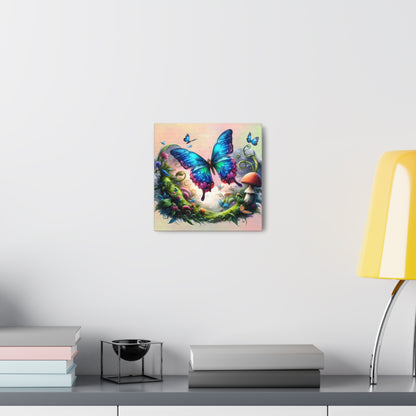 Butterfly Canvas Print - Ethereal Flight Art, Available in Multiple Sizes