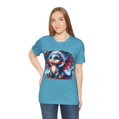 Baby Dragon T-Shirt - Whimsical Creature Art Tee, Unisex, Soft Cotton - Perfect for Fantasy and Dragon Enthusiasts