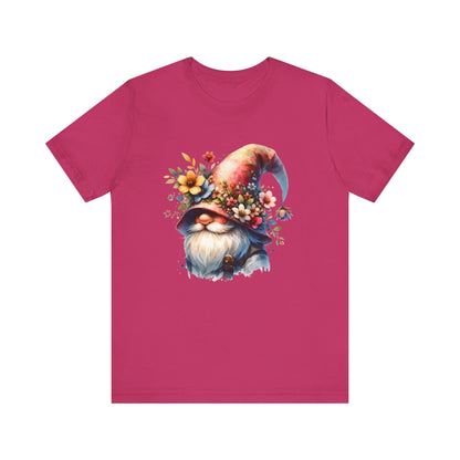 Gnome T-Shirt - Mystical Forest Dweller Art Tee, Unisex, Soft Cotton - Perfect for Garden and Fantasy Fans