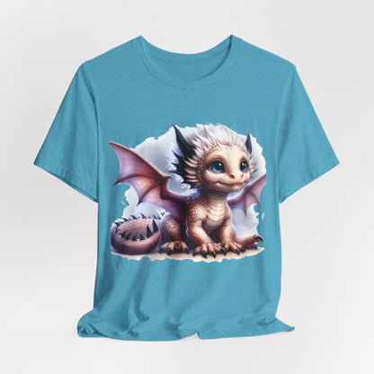 Baby Dragon T-Shirt - Whimsical Creature Art Tee, Unisex, Soft Cotton - Perfect for Fantasy and Dragon Enthusiasts