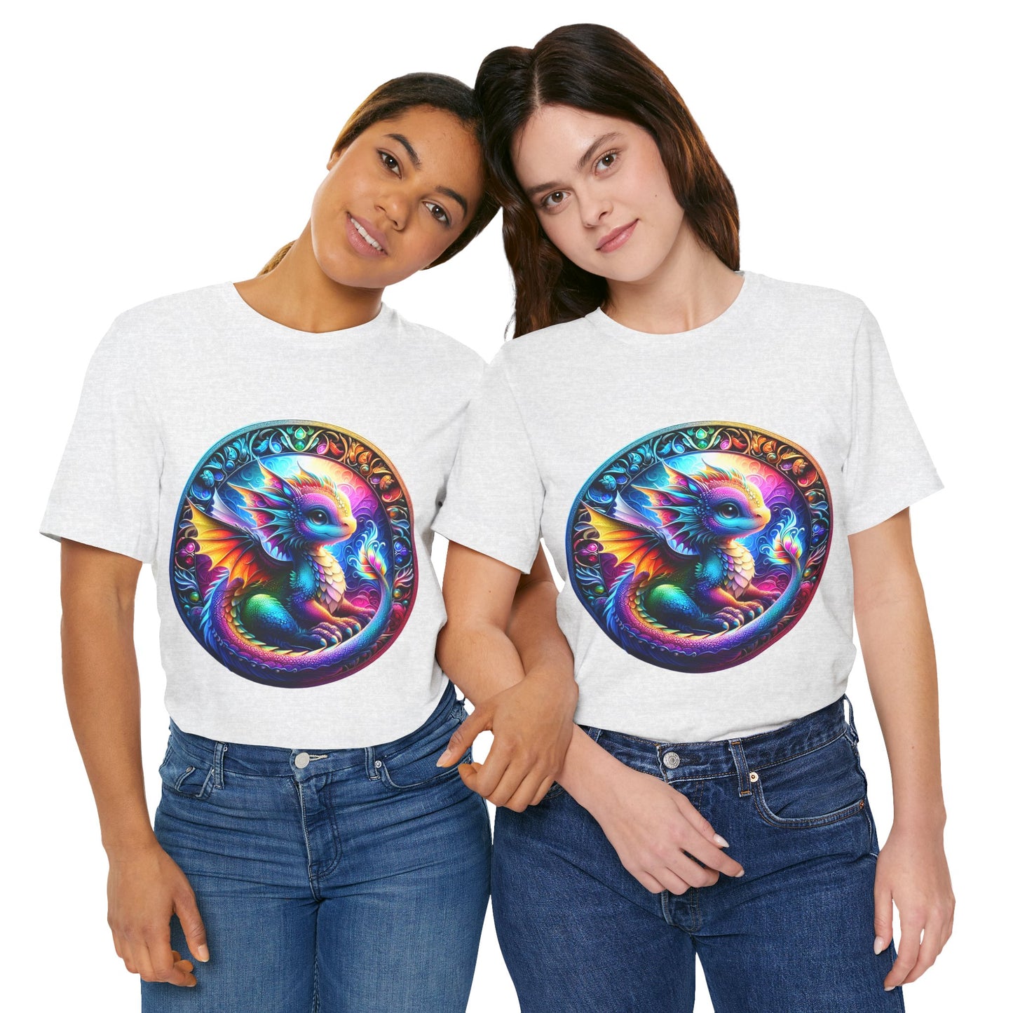 Baby Dragon T-Shirt - Whimsical Creature Art Tee, Unisex, Soft Cotton - Perfect for Fantasy and Dragon Enthusiasts