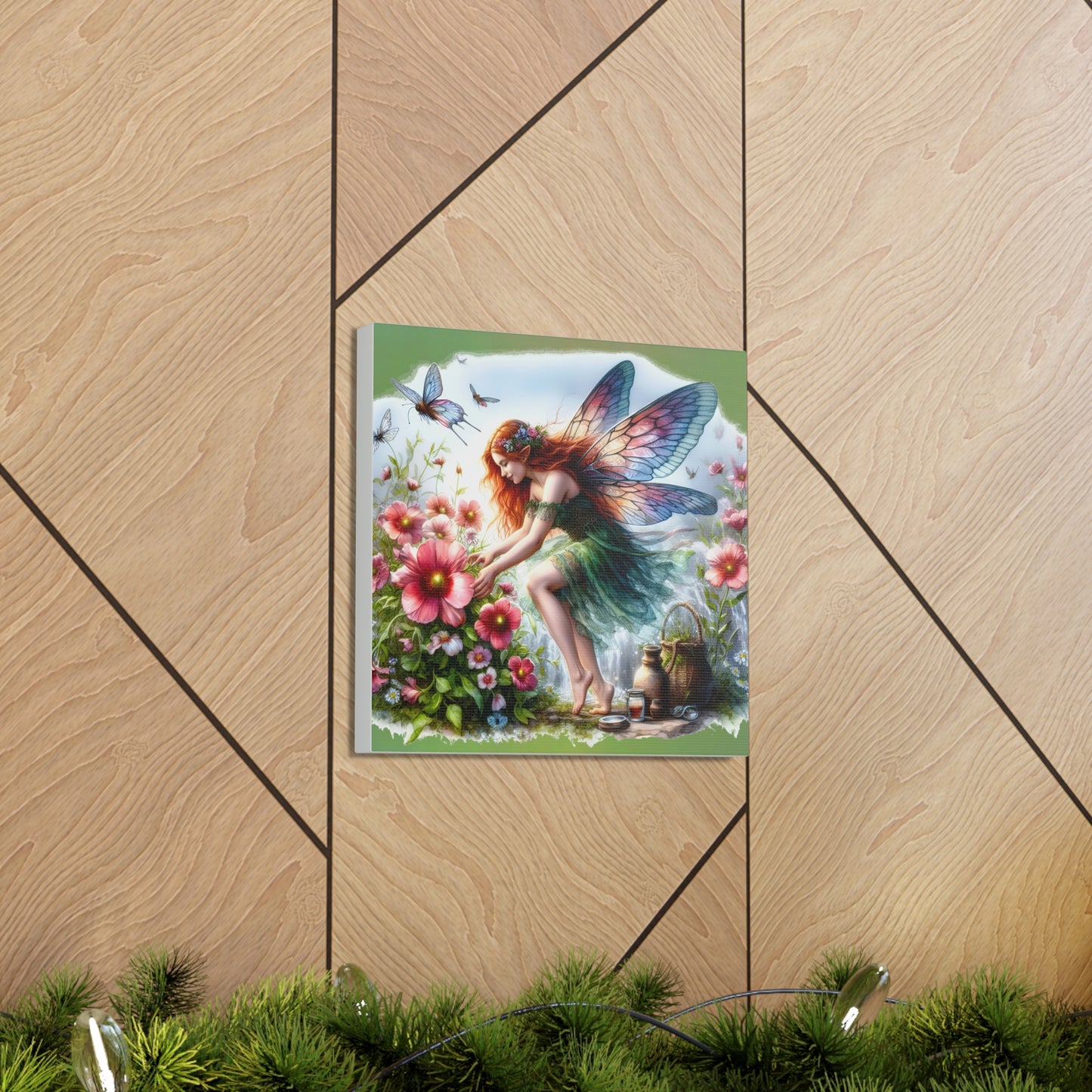 Fairy Canvas Print - Mystical Artwork, Ethereal Woodland Scene