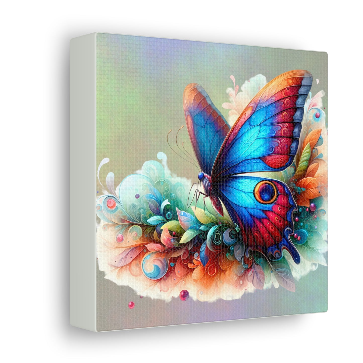 Butterfly Canvas Print - Ethereal Flight Art, Available in Multiple Sizes