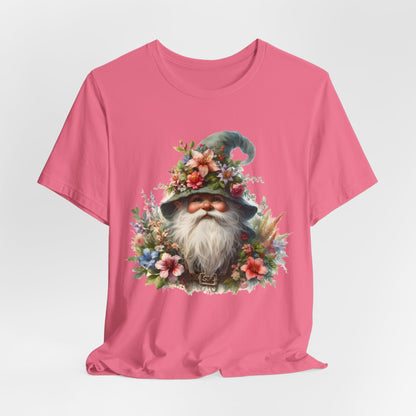 Gnome T-Shirt - Mystical Forest Dweller Art Tee, Unisex, Soft Cotton - Perfect for Garden and Fantasy Fans