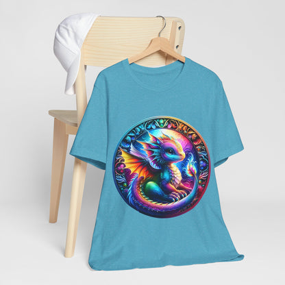 Baby Dragon T-Shirt - Whimsical Creature Art Tee, Unisex, Soft Cotton - Perfect for Fantasy and Dragon Enthusiasts