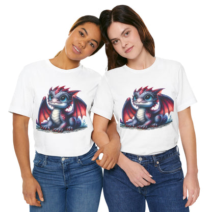 Baby Dragon T-Shirt - Whimsical Creature Art Tee, Unisex, Soft Cotton - Perfect for Fantasy and Dragon Enthusiasts