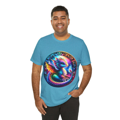 Baby Dragon T-Shirt - Whimsical Creature Art Tee, Unisex, Soft Cotton - Perfect for Fantasy and Dragon Enthusiasts