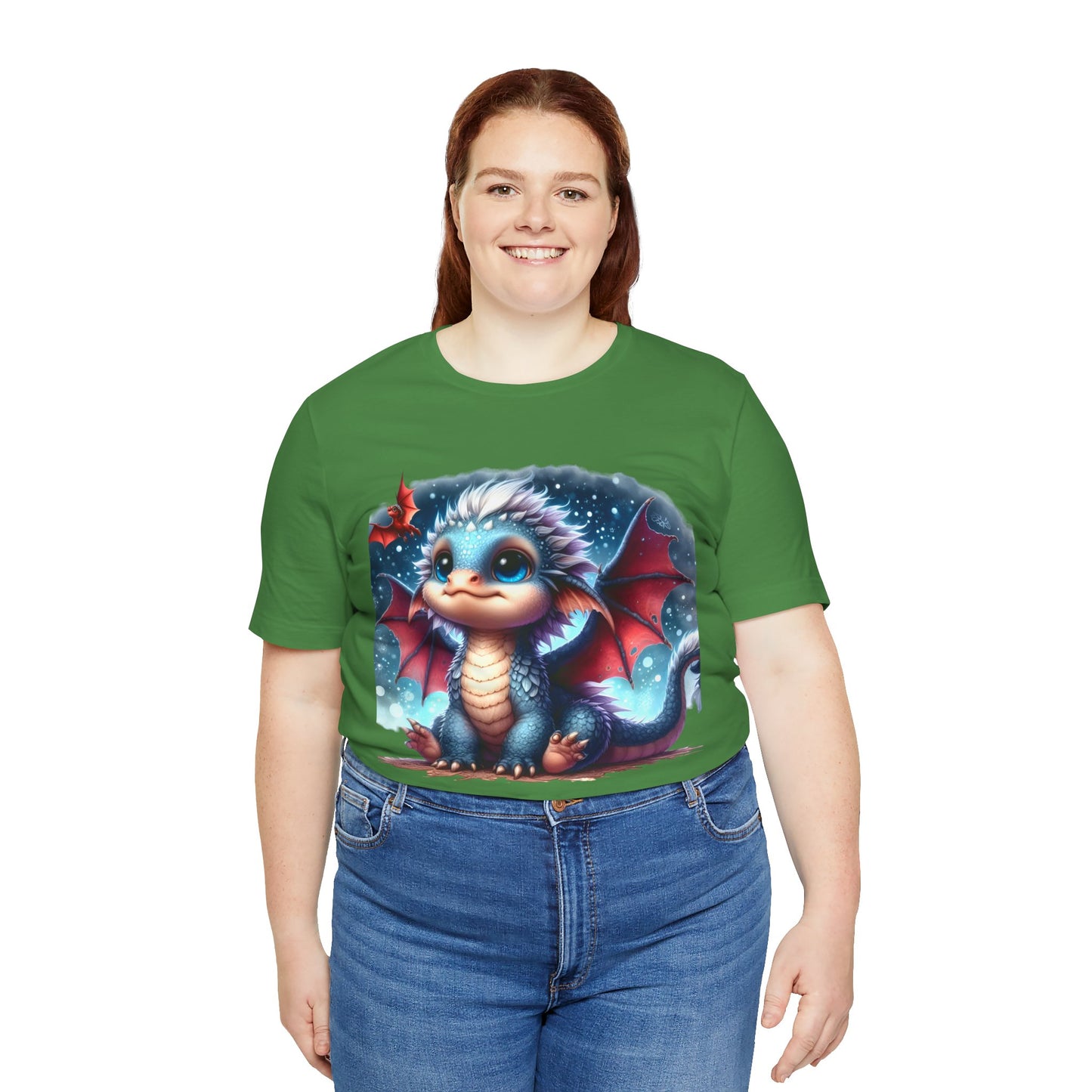 Baby Dragon T-Shirt - Whimsical Creature Art Tee, Unisex, Soft Cotton - Perfect for Fantasy and Dragon Enthusiasts