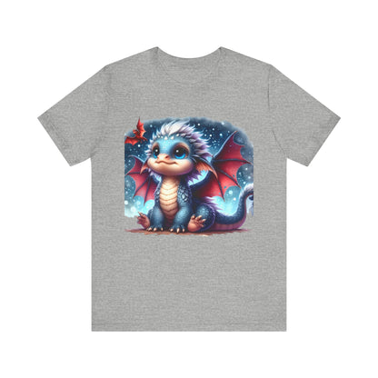 Baby Dragon T-Shirt - Whimsical Creature Art Tee, Unisex, Soft Cotton - Perfect for Fantasy and Dragon Enthusiasts