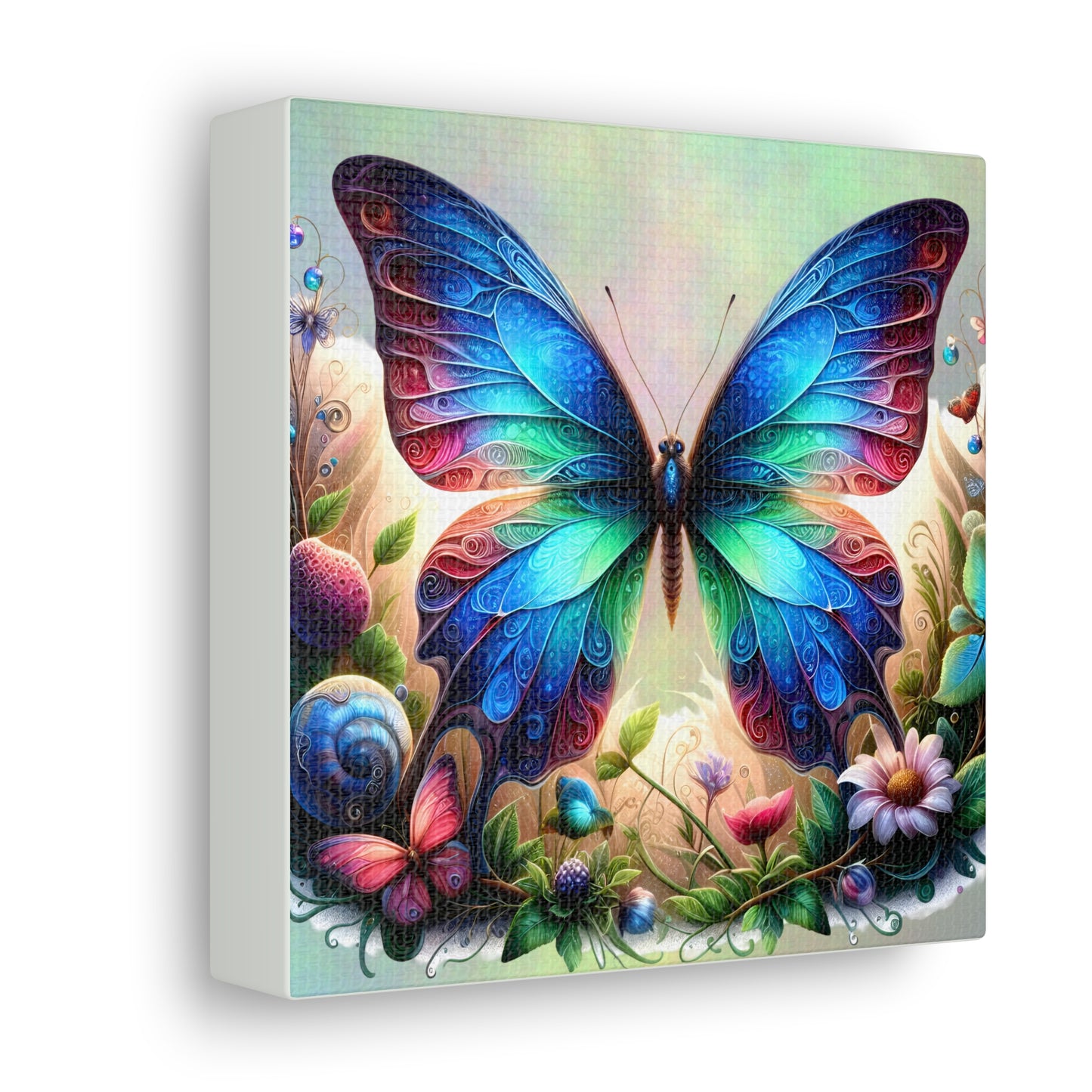 Butterfly Canvas Print - Ethereal Flight Art, Available in Multiple Sizes