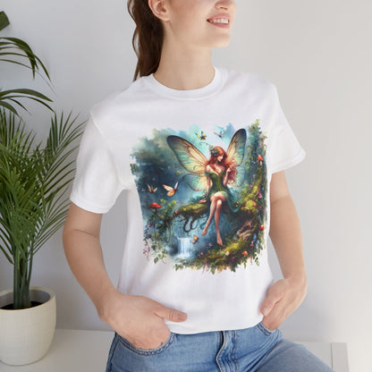 Fairy T-Shirt - Mystical Art Tee, Unisex, Soft Cotton - Perfect Gift for Fantasy Lovers