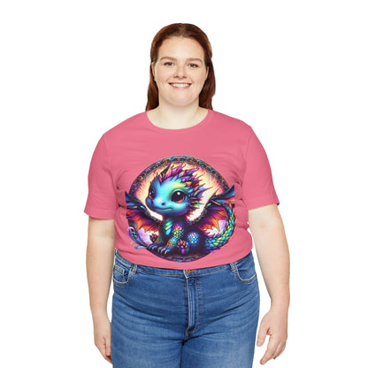 Baby Dragon T-Shirt - Whimsical Creature Art Tee, Unisex, Soft Cotton - Perfect for Fantasy and Dragon Enthusiasts