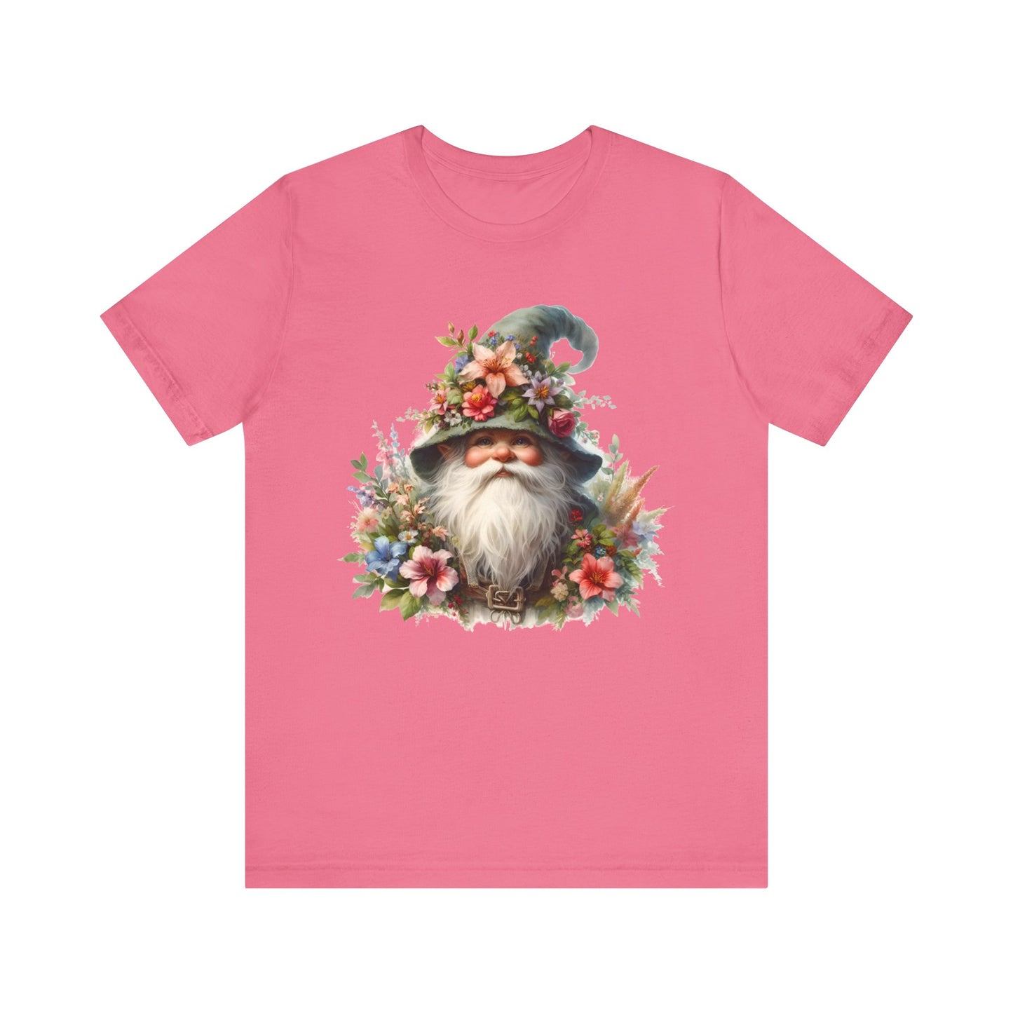 Gnome T-Shirt - Mystical Forest Dweller Art Tee, Unisex, Soft Cotton - Perfect for Garden and Fantasy Fans