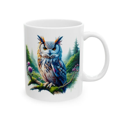 Mystical Owl Mug Collection - Magical Forest Owl Art, Multiple Sizes - Ideal Gift for Nature Enthusiasts