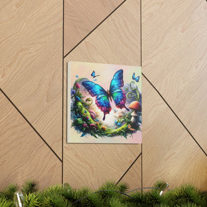 Butterfly Canvas Print - Ethereal Flight Art, Available in Multiple Sizes