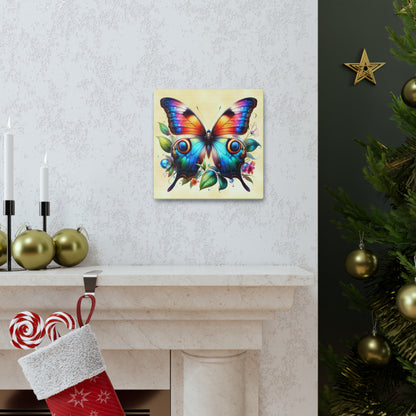 Butterfly Canvas Print - Ethereal Flight Art, Available in Multiple Sizes