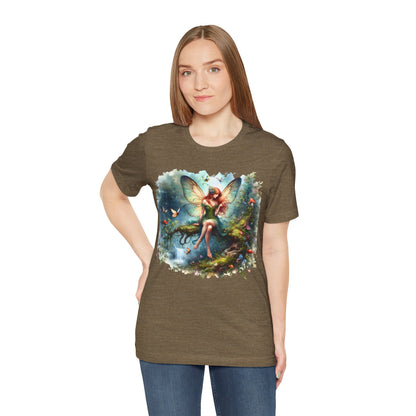 Fairy T-Shirt - Mystical Art Tee, Unisex, Soft Cotton - Perfect Gift for Fantasy Lovers