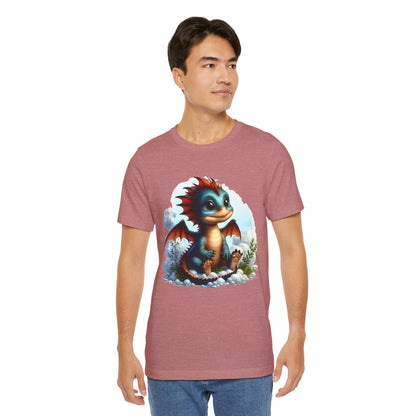 Baby Dragon T-Shirt - Whimsical Creature Art Tee, Unisex, Soft Cotton - Perfect for Fantasy and Dragon Enthusiasts