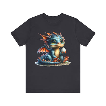 Baby Dragon T-Shirt - Whimsical Creature Art Tee, Unisex, Soft Cotton - Perfect for Fantasy and Dragon Enthusiasts