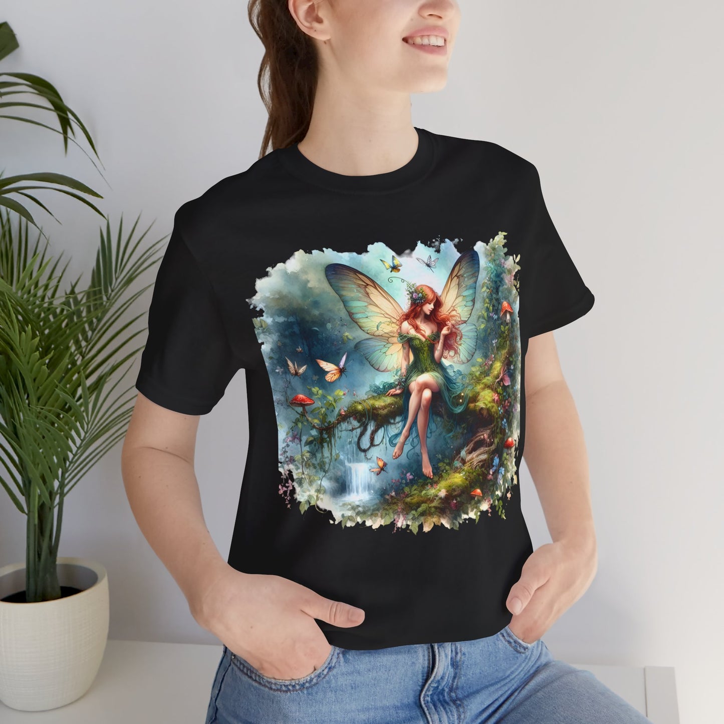 Fairy T-Shirt - Mystical Art Tee, Unisex, Soft Cotton - Perfect Gift for Fantasy Lovers