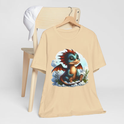 Baby Dragon T-Shirt - Whimsical Creature Art Tee, Unisex, Soft Cotton - Perfect for Fantasy and Dragon Enthusiasts